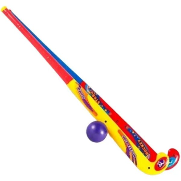 Juego 2 Palos De Hockey + Bocha Con Estuche Para Niños