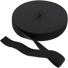 Cinta Demarcacion Elastica Negra 3cm x 25m