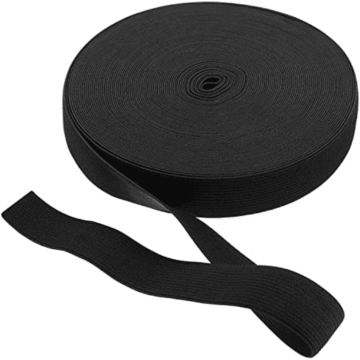 Cinta Demarcacion Elastica Negra 3cm x 25m