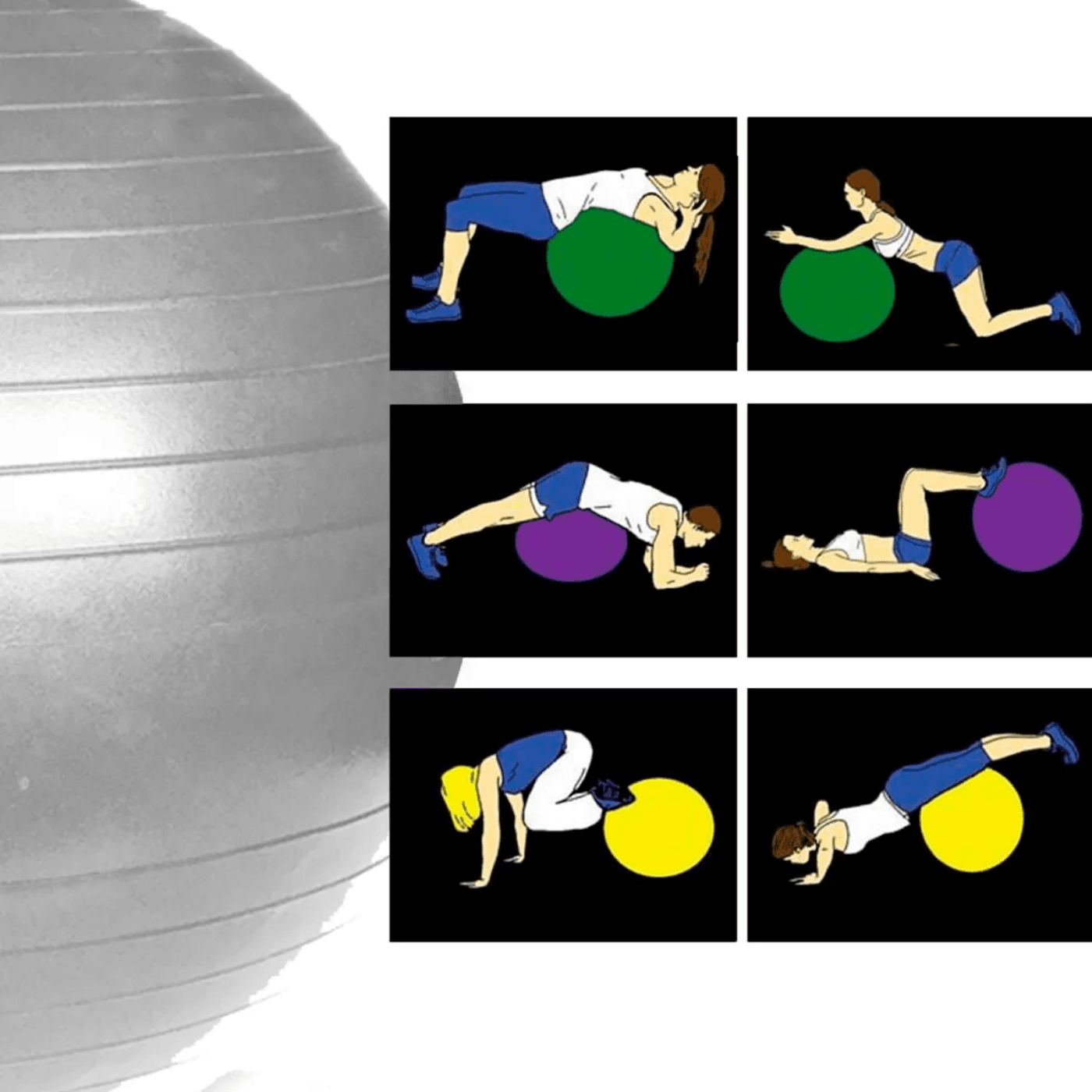 Pelota de Esferodinamia 75cm Hyggefit - Imagen 5