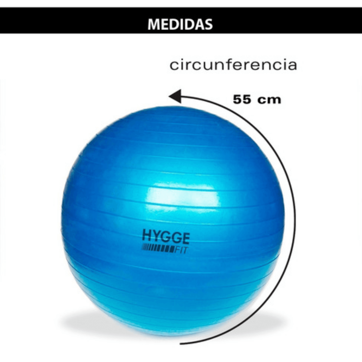 Pelota de Esferodinamia Hyggefit 55cm - Imagen 2