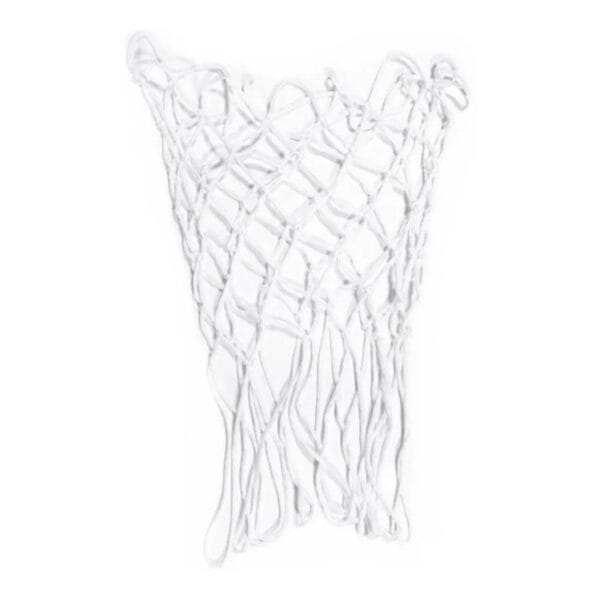 Red de Básquet Reglamentaria Nylon Blanco 5mm 12 Enganches