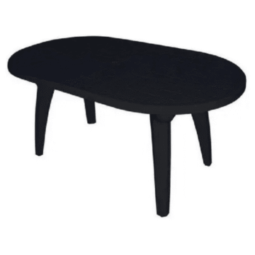 Mesa Oval Reforzada Con Alma de Acero