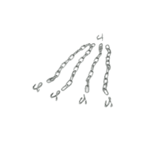 Juego de Cadenas 4 Tiras Galvanizadas