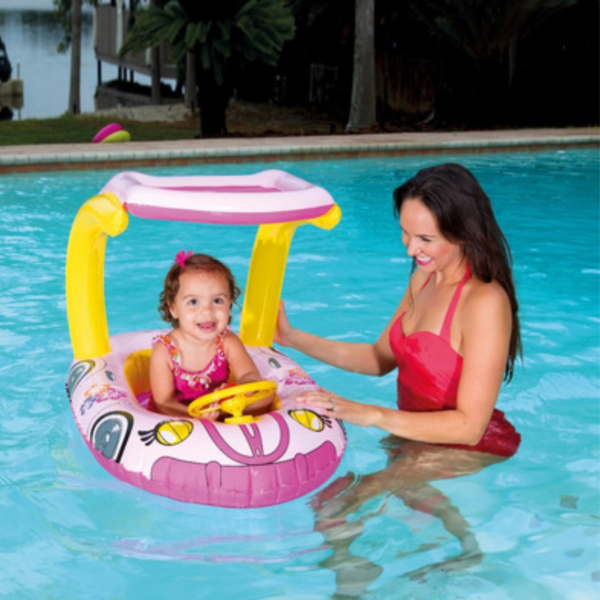 Flotador Inflable Con Techo Auto Bestway - Imagen 3
