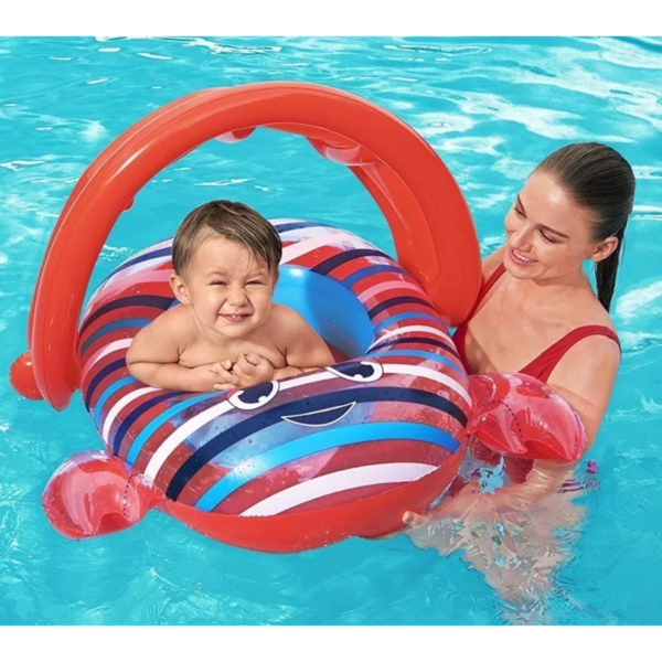 Flotador Inflable Con Techo Cangrejo Bestway - Imagen 5