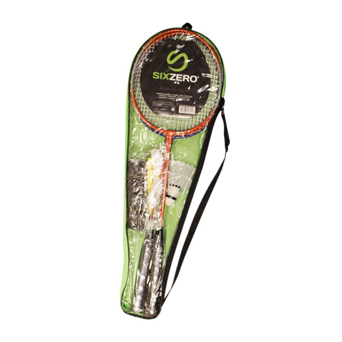 Kit Badminton 4 Raquetas Acero + 2 Plumas + Red + Porta Red - Imagen 7
