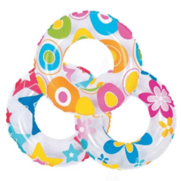 Salvavidas Inflable Decorado 60cm Para Niños