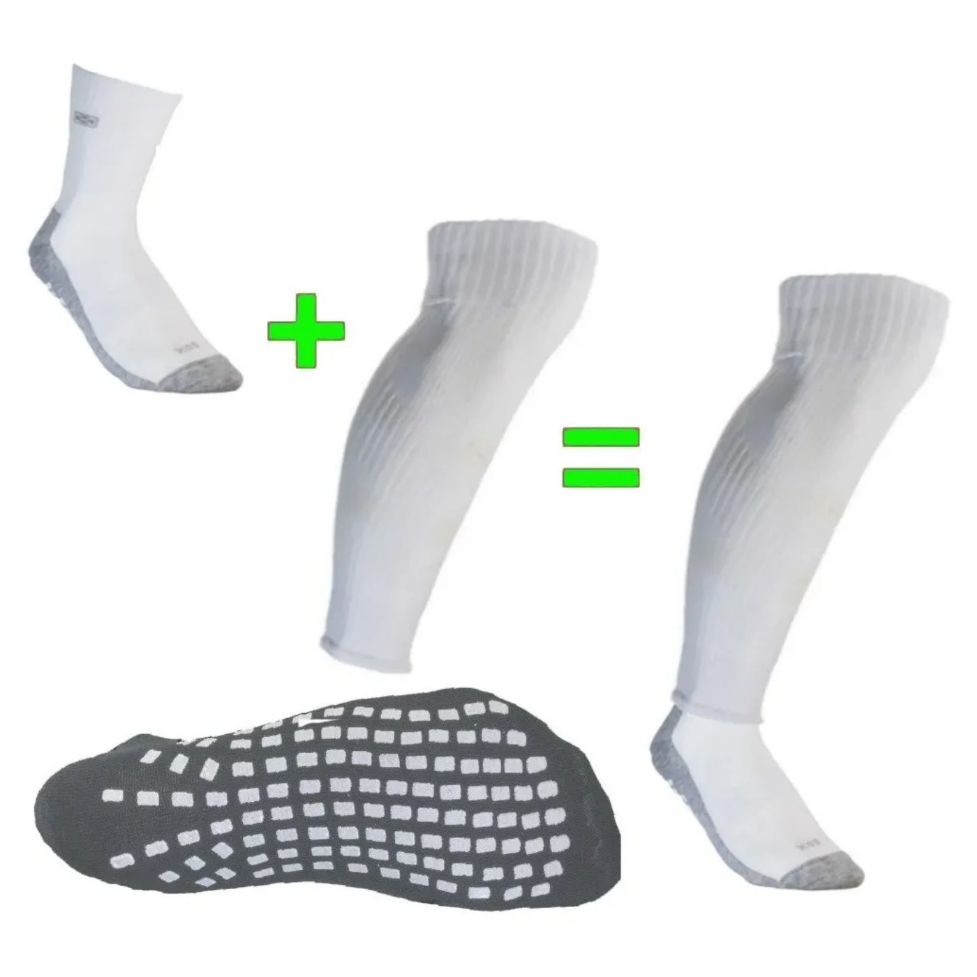 Combo Futbol Medias Antideslizantes + Pantorrillera Sox - Imagen 3