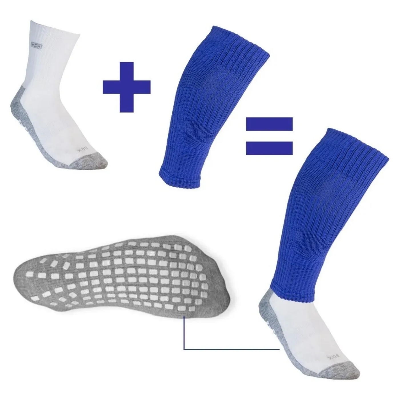 Combo Futbol Medias Antideslizantes + Pantorrillera Sox - Imagen 8