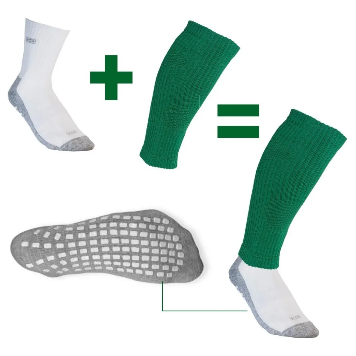 Combo Futbol Medias Antideslizantes + Pantorrillera Sox - Imagen 15