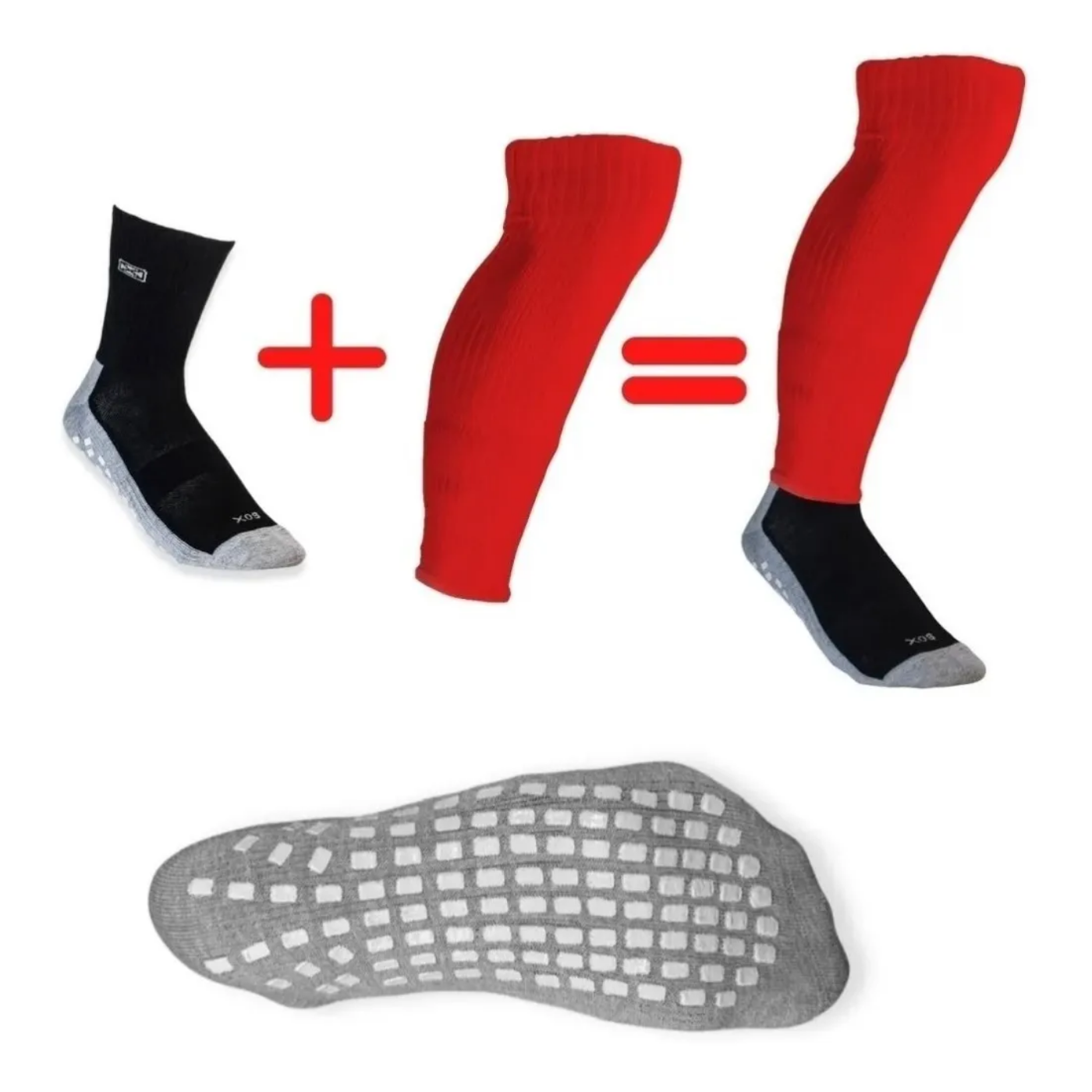 Combo Futbol Medias Antideslizantes + Pantorrillera Sox - Imagen 21