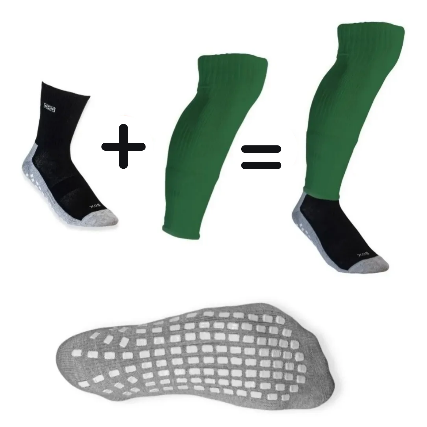 Combo Futbol Medias Antideslizantes + Pantorrillera Sox - Imagen 23