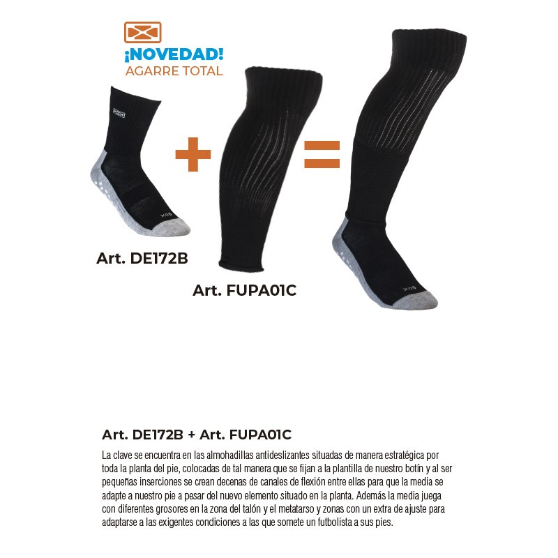 Combo Futbol Medias Antideslizantes + Pantorrillera Sox - Imagen 2