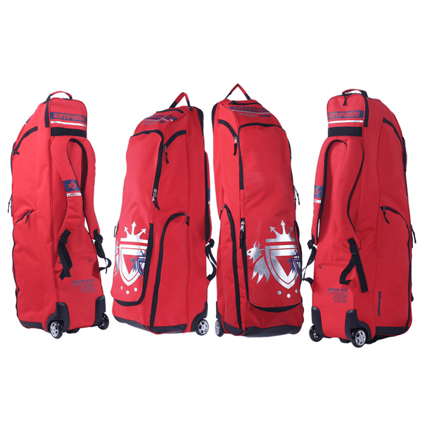 Bolso De Hockey Porta Palos Gryphon Speedy Sam Con Ruedas - Imagen 2