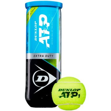 Tubo Pelotas Tenis Dunlop Atp Extra Duty X 3 Unidades