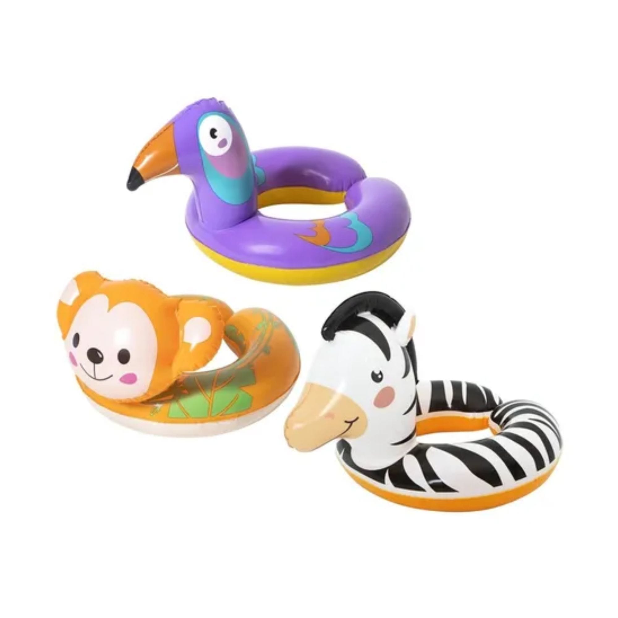 Salvavidas Circular Inflable Bestway 51cm Diámetro Animales