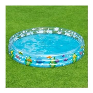 Pileta Redonda Inflable 3 Aros Bestway 122cm Diámetro