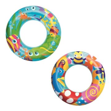 Salvavidas Circular Inflable Bestway 56cm Diámetro Animales