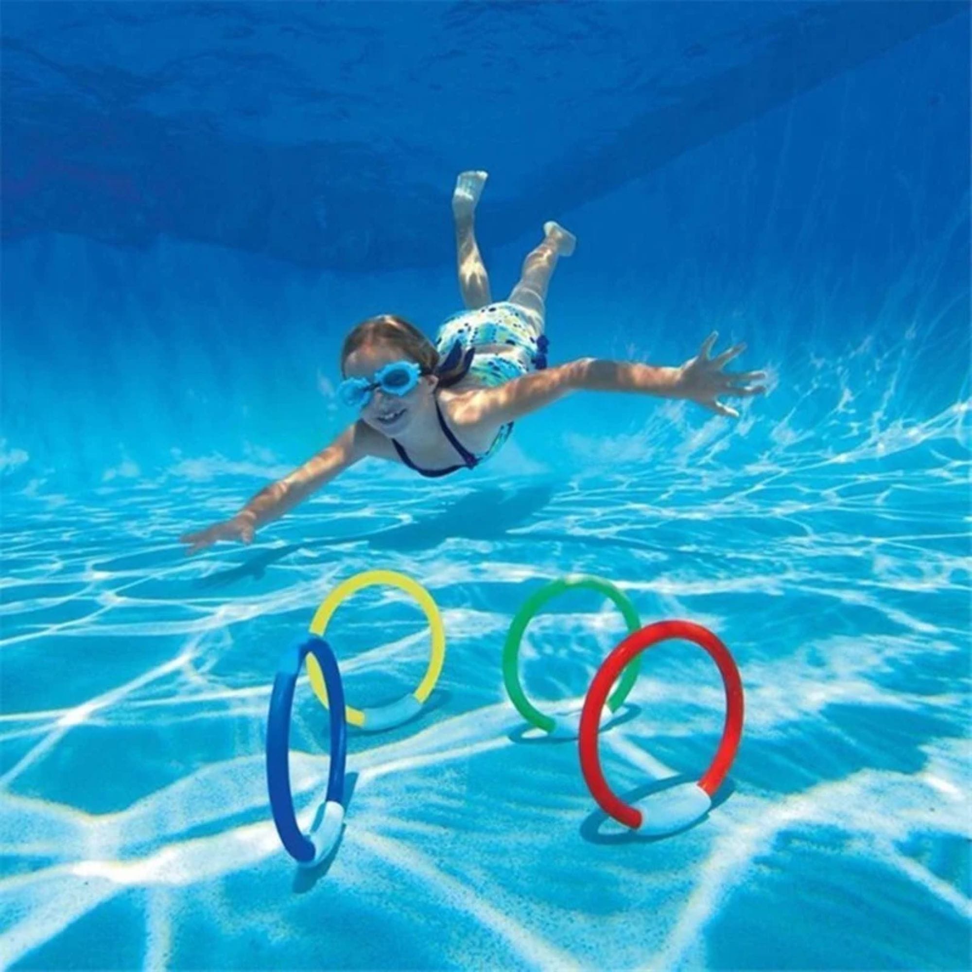 Set Peces 4 Anillos De Buceo Para Niños Surtido Bestway - Imagen 2