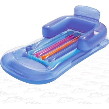 Colchoneta Sillón Inflable Apoya Vasos 161x 89cm Bestway