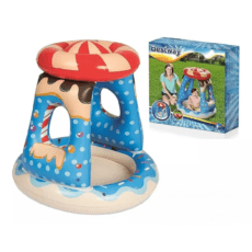 Pileta Inflable Con Techo Bestway Redonda Niños Candy