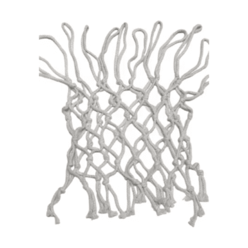 Red De Basquet Reglamentaria 4,5 Mm 12 Enganches Blanco