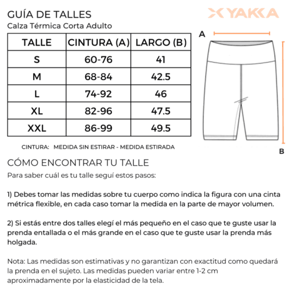 Calza Corta Deportiva Unisex Yakka - Imagen 10