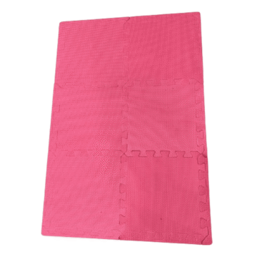 Piso Goma Eva Encastrable 30x30cm 6 Piezas Con Bordes Bebes