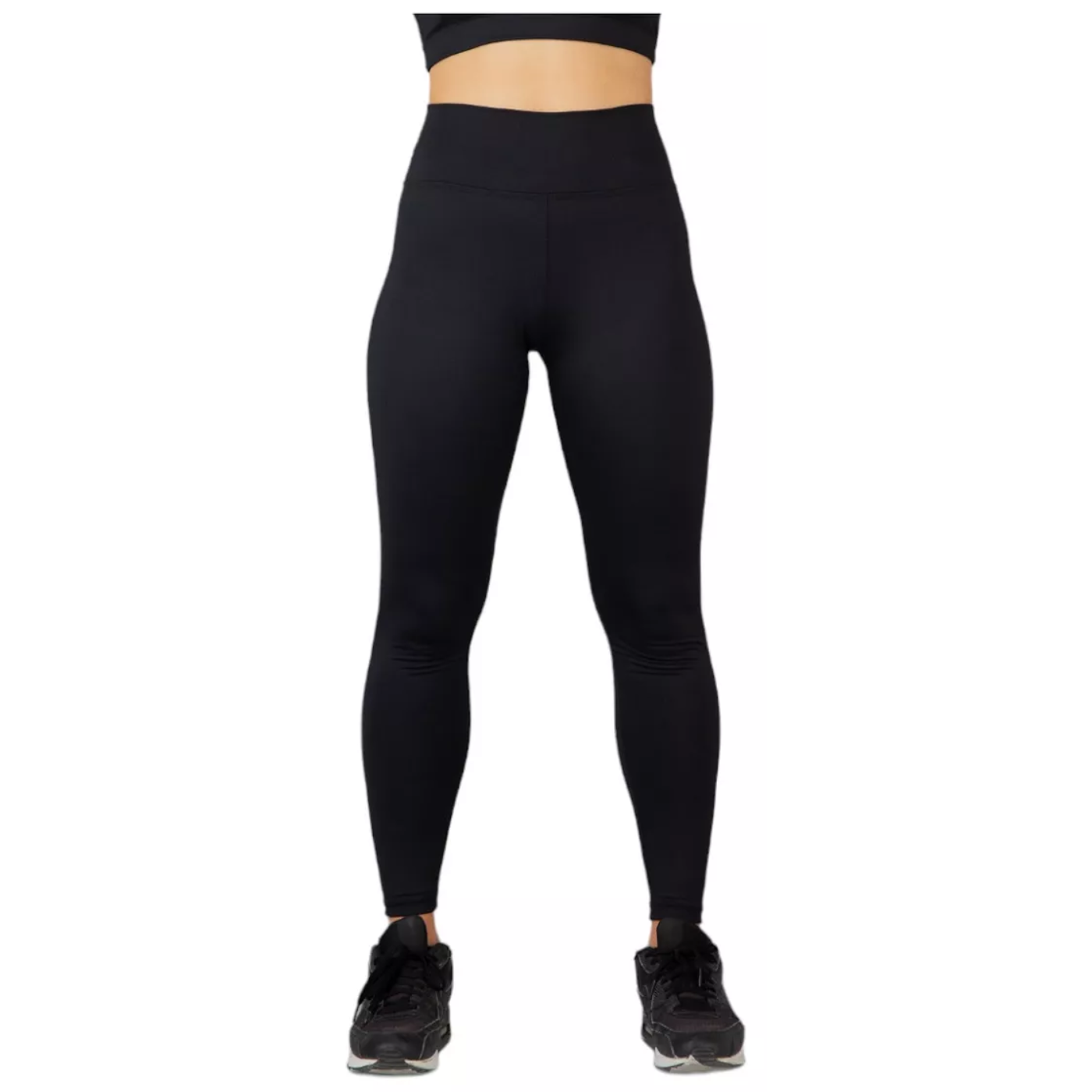 Calza Larga Deportiva Negra Yakka Mujer