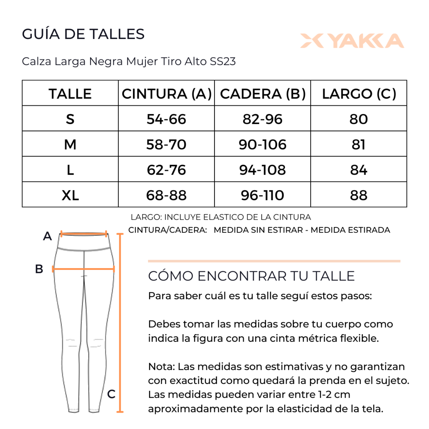 Calza Larga Deportiva Negra Yakka Mujer - Imagen 5