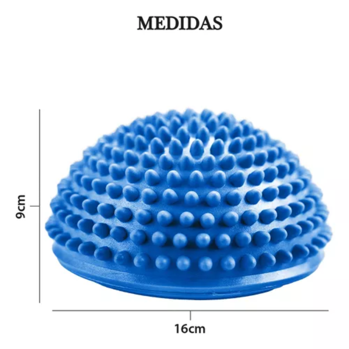 Mini Bosu Semiesfera Con Pinches 16cm Hyggefit - Imagen 3