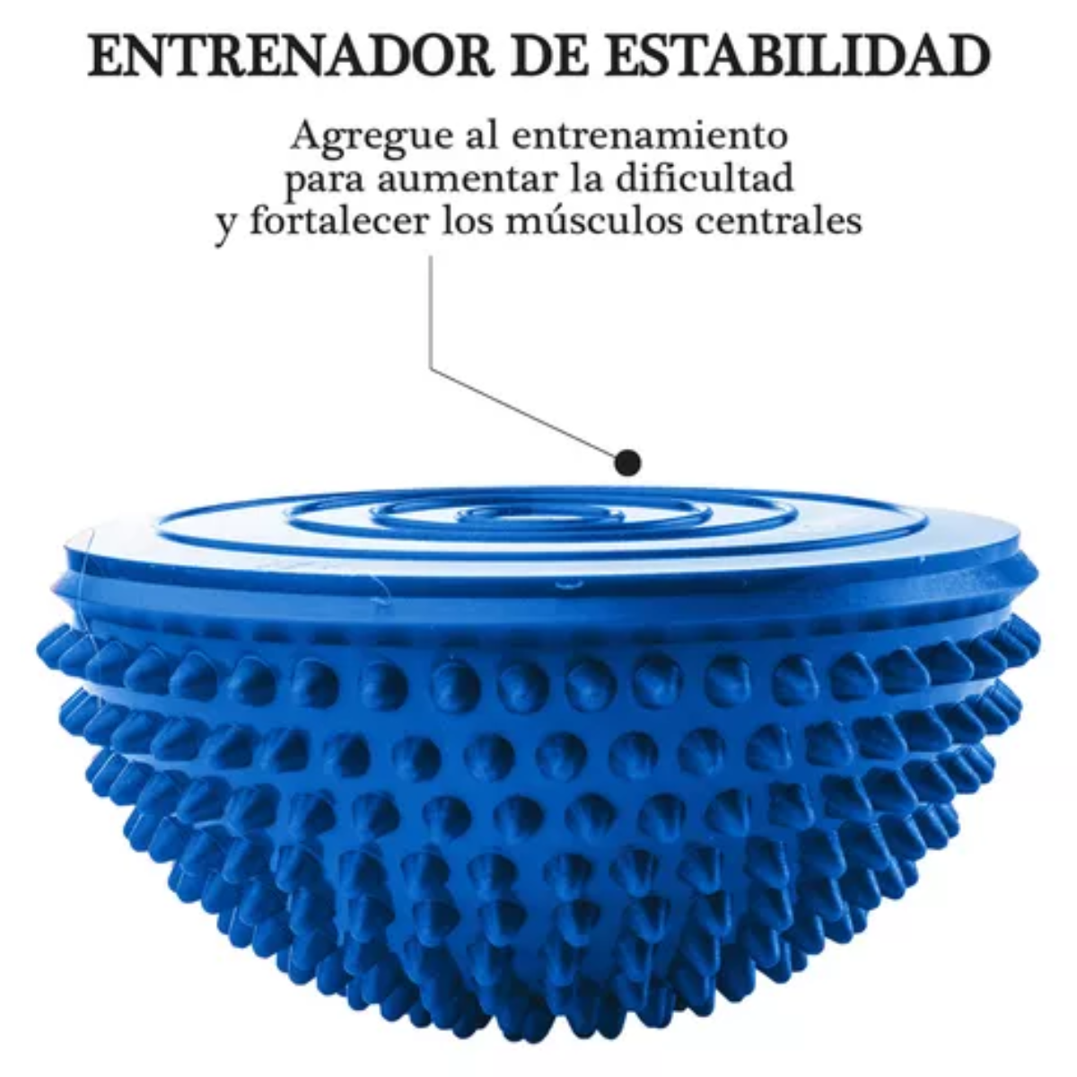 Mini Bosu Semiesfera Con Pinches 16cm Hyggefit - Imagen 4