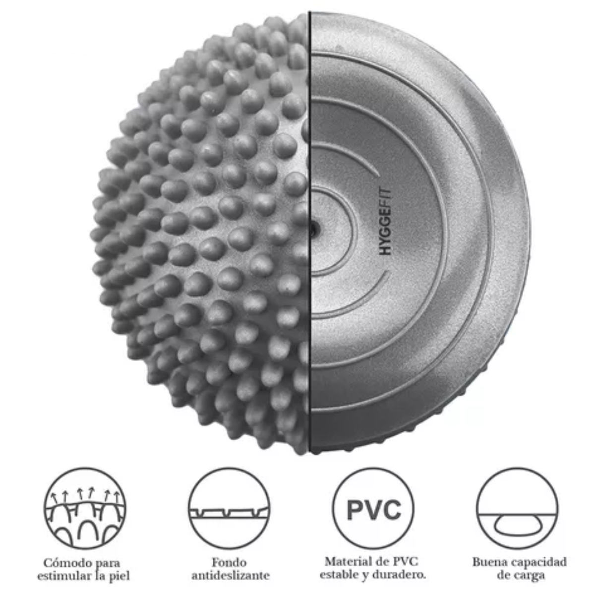 Mini Bosu Semiesfera Con Pinches 16cm Hyggefit - Imagen 15