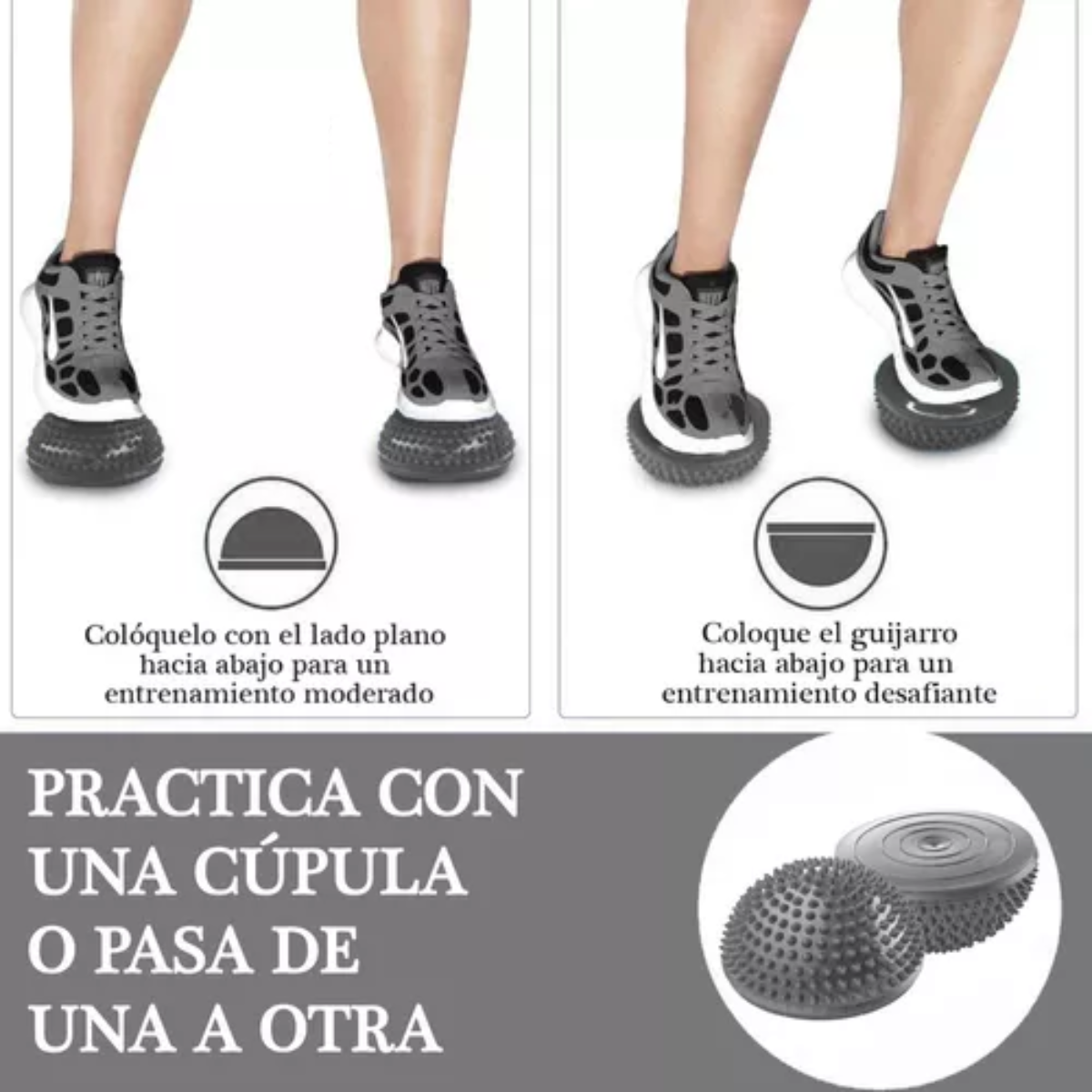 Mini Bosu Semiesfera Con Pinches 16cm Hyggefit - Imagen 19