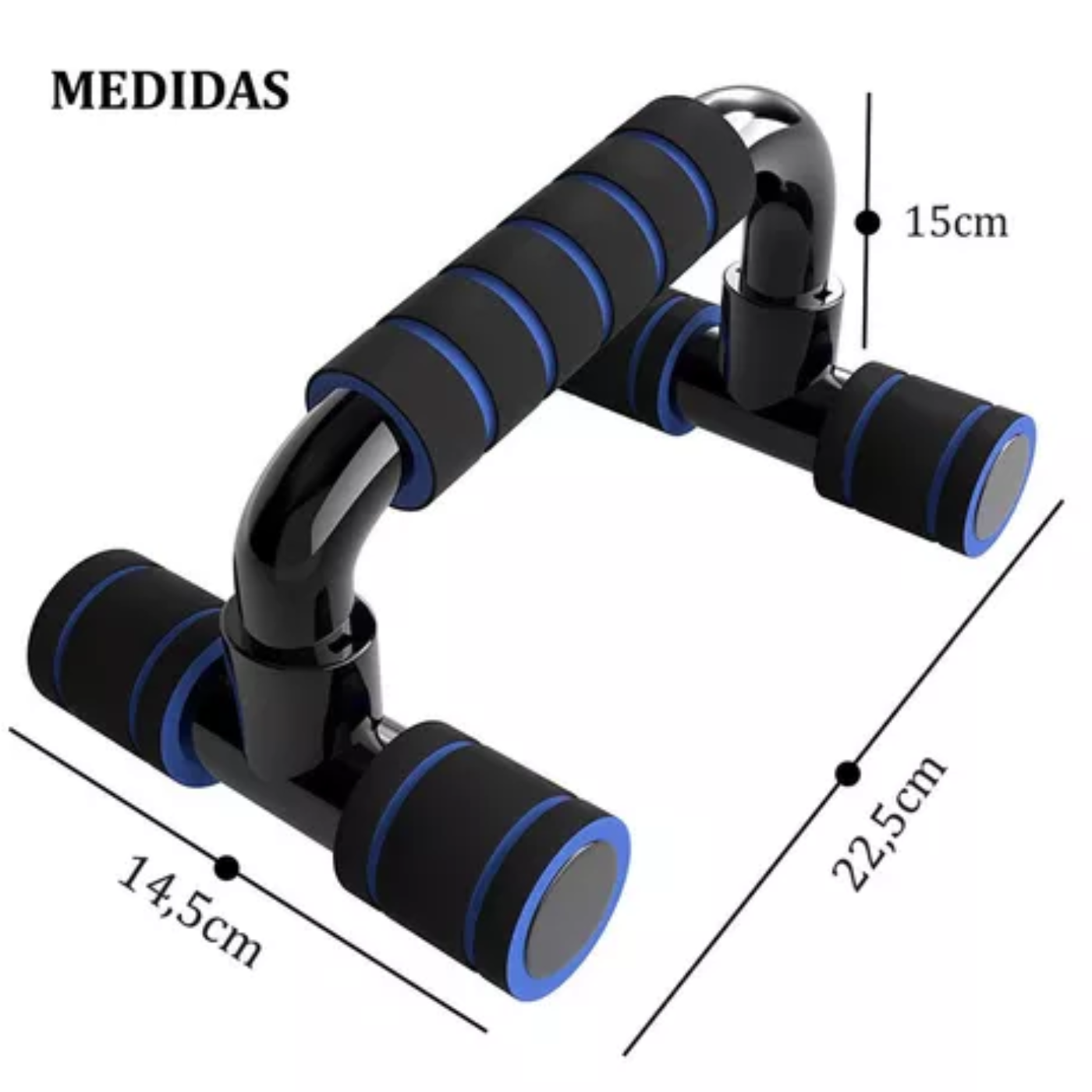 Barras Paralelas Push Up Flexiones Hyggefit - Imagen 2