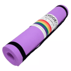 Colchoneta Mat Yoga Goma Eva 4mm Con Correa Hyggefit