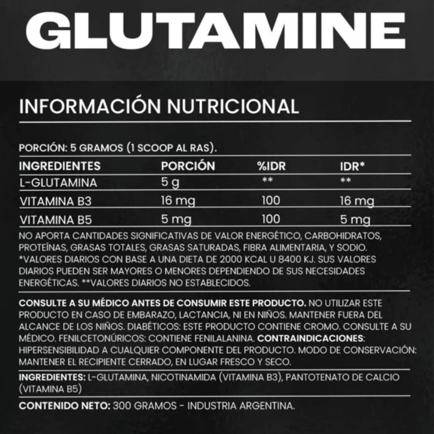 Glutamina Infinit Nutrition - Imagen 4