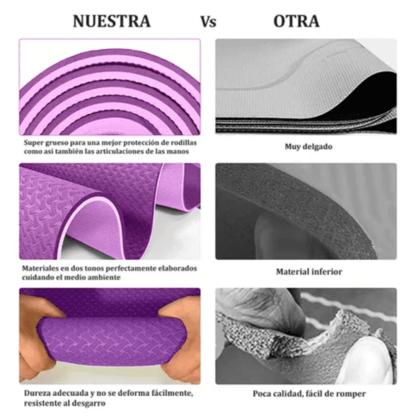 Colchoneta Mat TPE 6mm Bicolor - Imagen 7