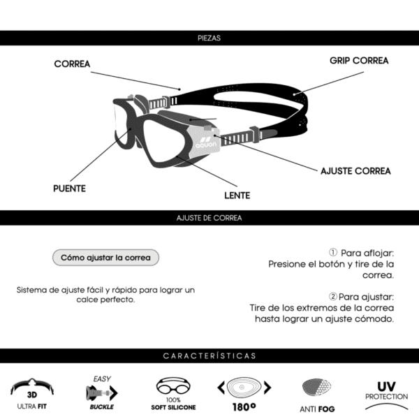 Lente Antiparra Aquon Spectra Adultos - Imagen 4