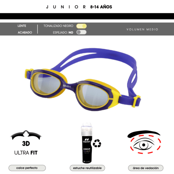 Lente Antiparra Aquon Goggles Niños - Imagen 4