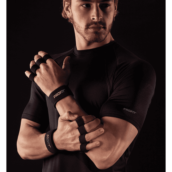 Guantes Fitness Con Muñequera Profit - Imagen 2