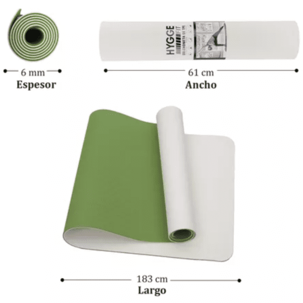 Colchoneta Mat TPE 6mm Bicolor - Imagen 8