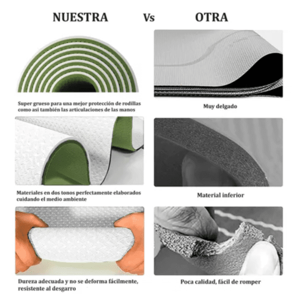 Colchoneta Mat TPE 6mm Bicolor - Imagen 9