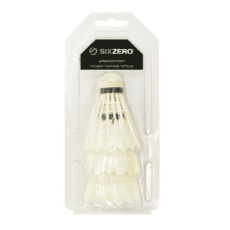 Plumas De Ganzo Sixzero Badminton Pack X3