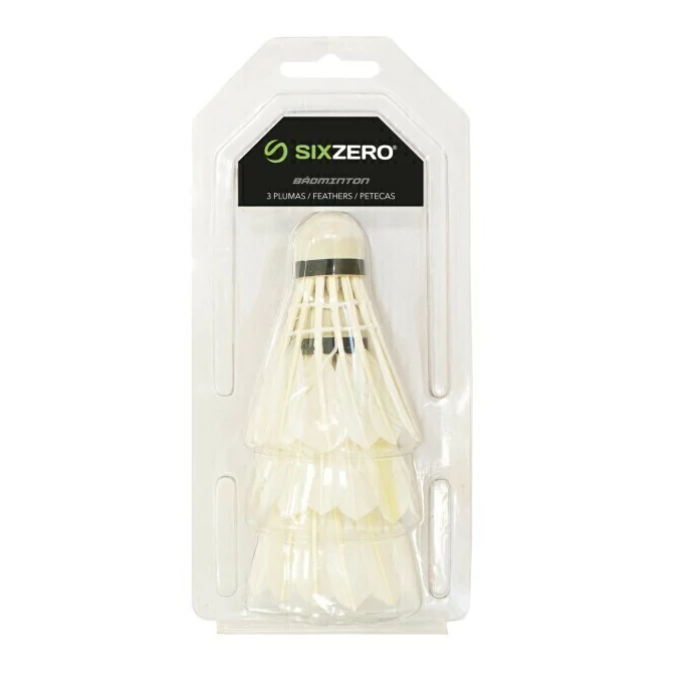 Plumas De Ganzo Sixzero Badminton Pack X3