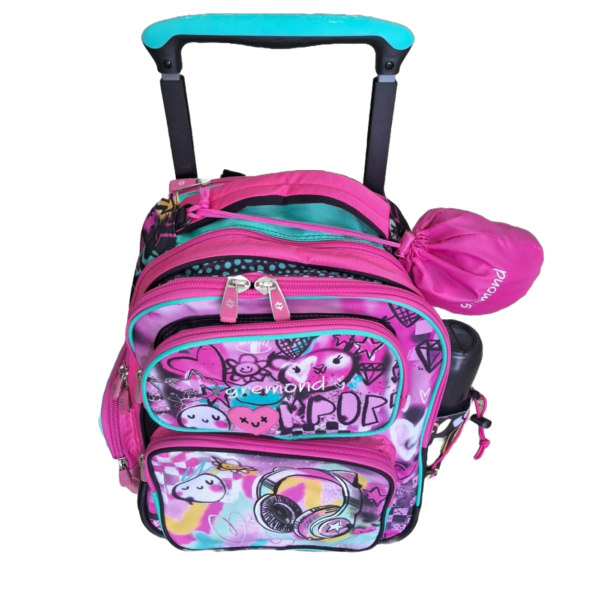 Mochila Gremond Con Carro 26 Litros + Funda Impermeable - Imagen 4
