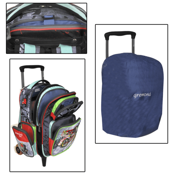 Mochila Gremond Con Carro 26 Litros + Funda Impermeable - Imagen 7