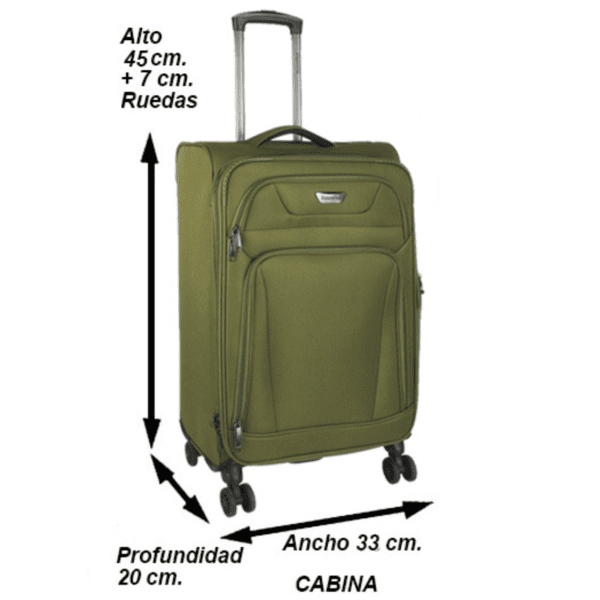 Valija De Cabina Carry On 55X35X20 CM - Imagen 3