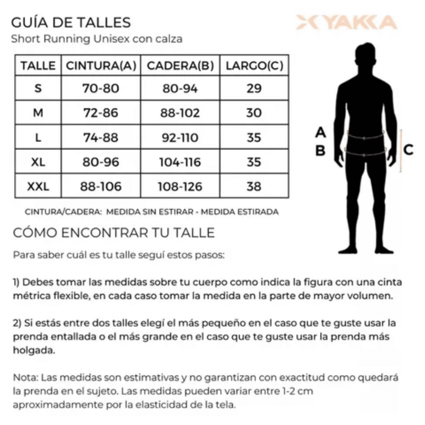 Short Running Con Calza Yakka Unisex - Imagen 7